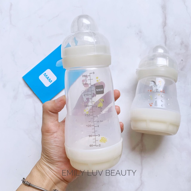 Bình sữa chống đầy hơi MAM 160ml/260ml