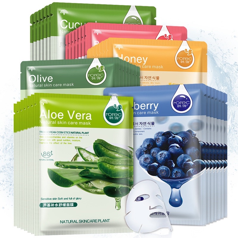 Combo 50 Mask Mặt Nạ Nội địa Trung ngẩu nhiên sỉ tận gốc