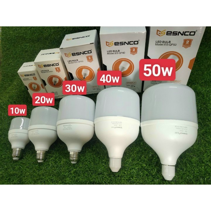 Bóng Đèn Led Trụ 10W 20W 30W 40W 50W  Esnco chính hãng siêu sáng siêu bền