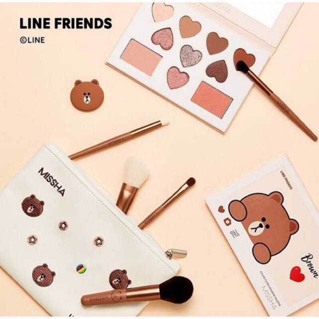 (ORDER-CÓ HOÁ ĐƠN) Bảng Phấn Mắt Missha Color Filter Shadow Palette – Line Friends