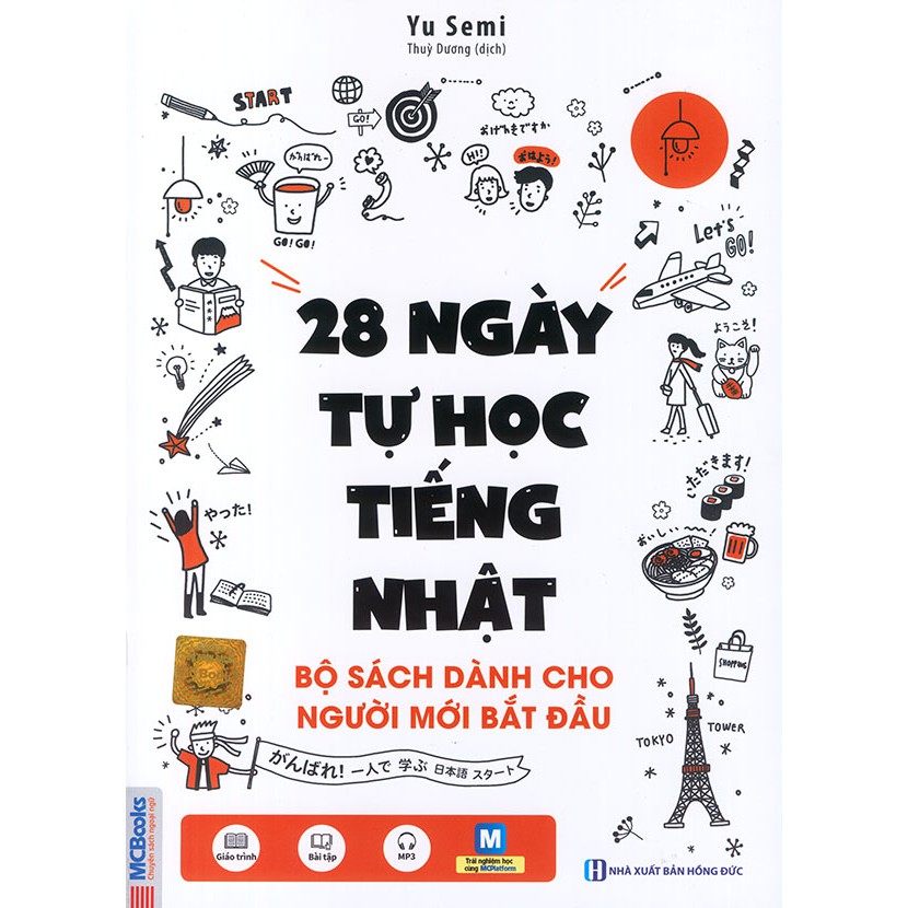 Sách - 28 ngày tự học tiếng Nhật - Giáo trình và bài tập (nghe qua app)