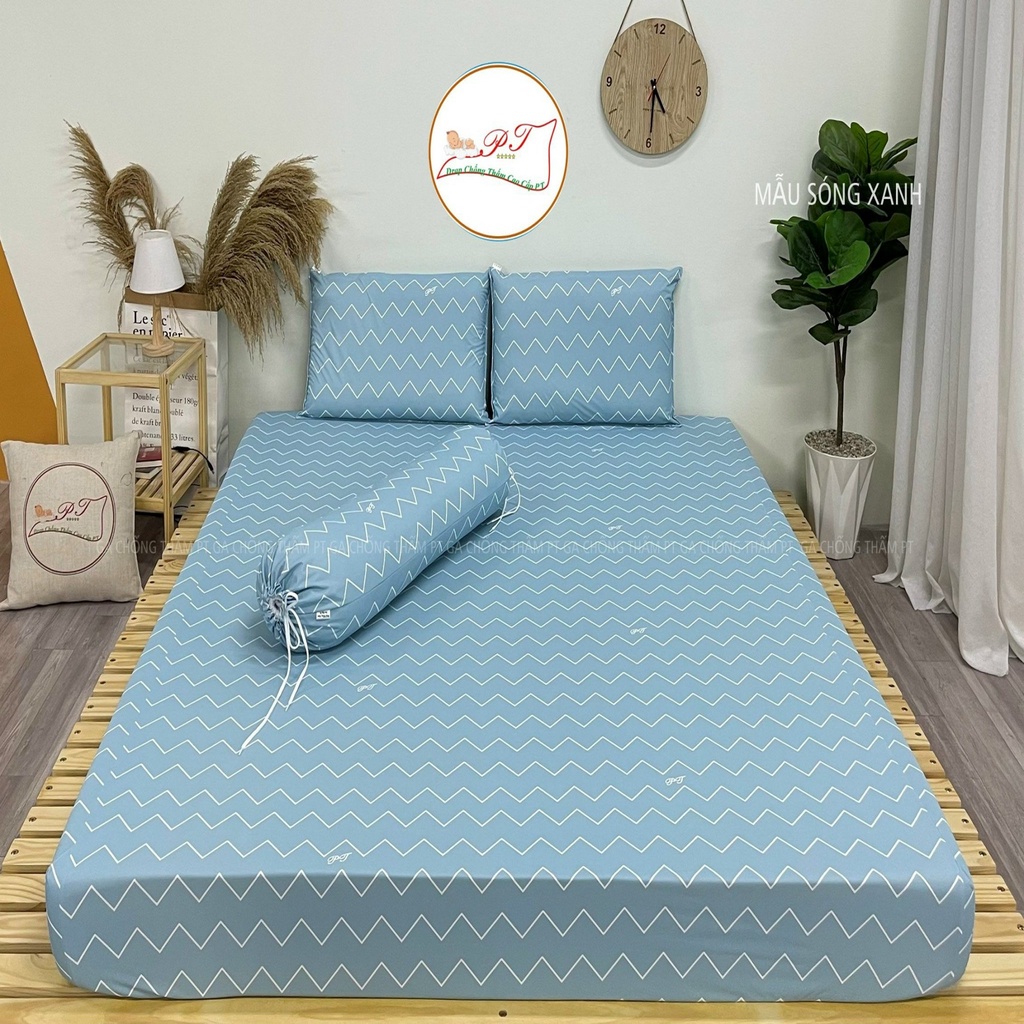 Ga Chống Thấm Cho Bé Chính Hãng Pt Loại Cao Cấp Trải Thay Ga Thường Nằm Trực Tiếp Không Nóng Bí Lưng