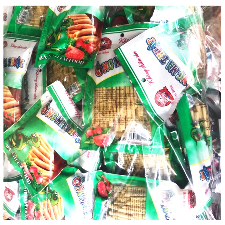 Freeship 50k Snack Bịch 50 gói ống ma thuật