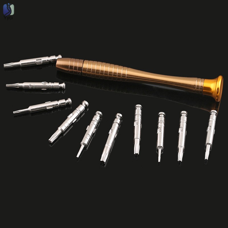 Yy 25pcs Screwdriver Mini Repair Precision Tool Kit Set Portable For Eyeglasses Laptop Watch @VN