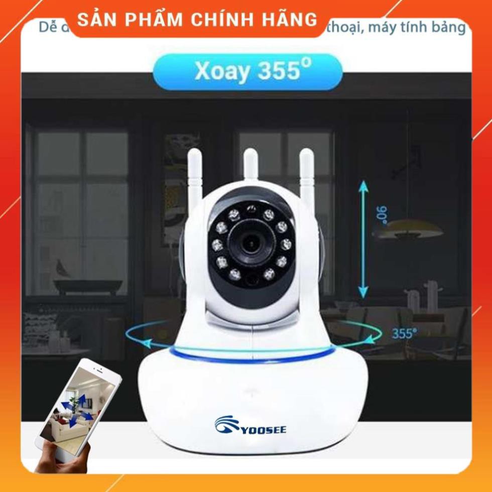 [Giá Sập Sàn] Camera Giám Sát Yoosee 3 Râu 1080P 2.0 - Kèm Thẻ Nhớ 16GB 32GB 64GB