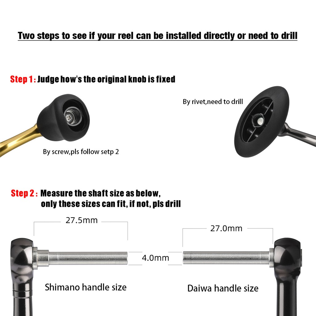 Gomexus TPE/CORK Touch 27mm knob  Fishing for Shimano Daiwa Spinning Baitcasting Reel Knobs A27 C27