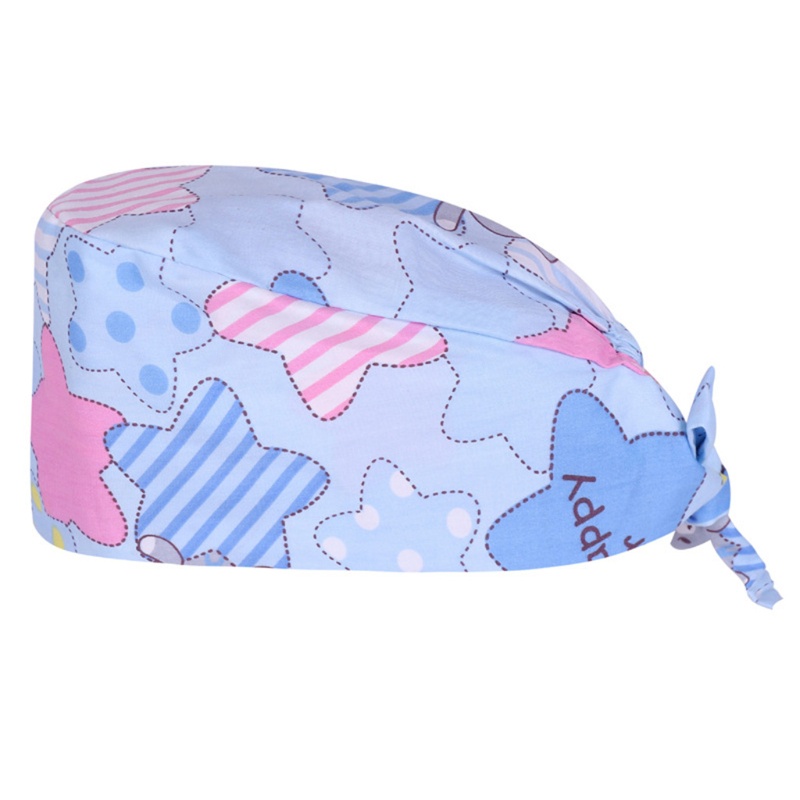 Mũ Bác Sĩ Y Tá Bằng Cotton Hình Quả Bầu Hoạt Hình Dễ Thương Có Dây Buộc Điều Chỉnh Được