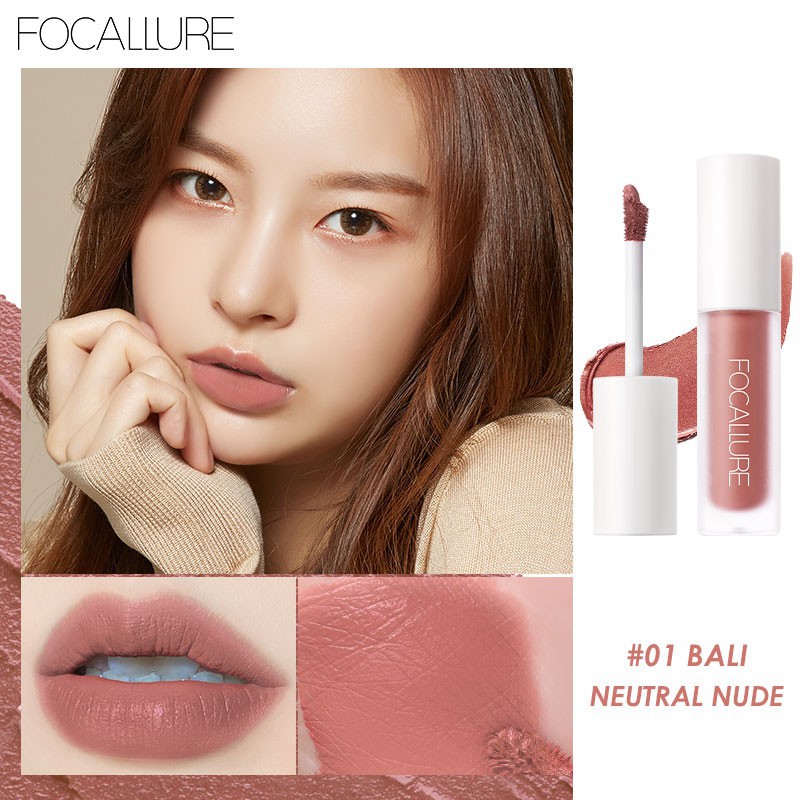 Son lì FOCALLURE màu nude chống thấm nước và lâu trôi 4.8g
