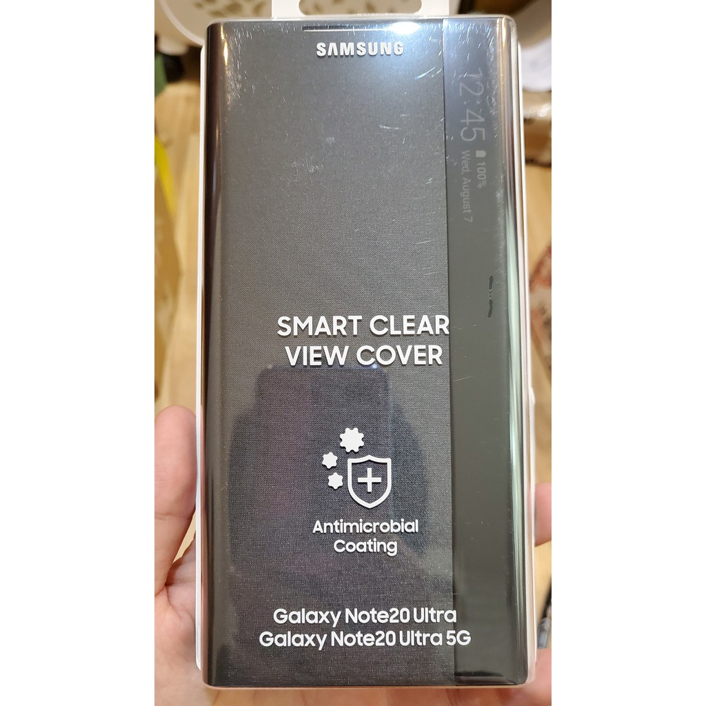 Bao da Smart Clear View Cover Samsung Galaxy Note 20 Ultra/ Ultra 5G FULLBOX - HÀNG CHÍNH HÃNG