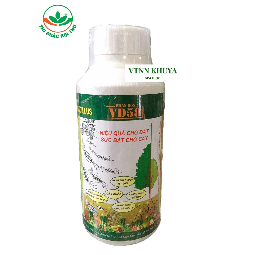 Vi Khuẩn Đối Kháng Bacillus Vidan 500ml