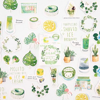 Bộ 45 nhãn dán Sticker greenfield