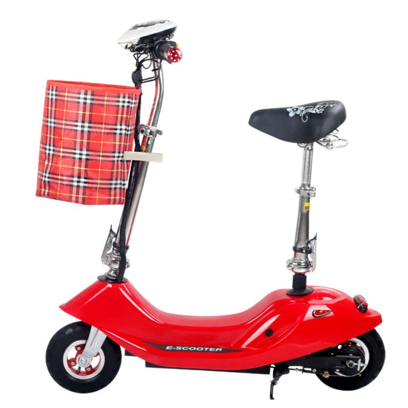 Xe điện Mini E-Scooter Plus cá heo 24V gấp gọn chạy điện X10