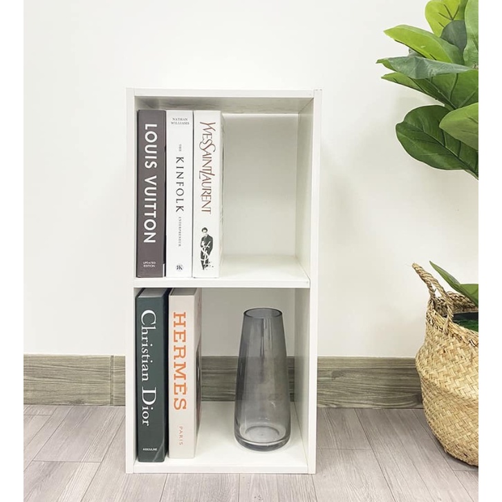 Kệ gỗ tổ ong 2 tầng mang thiết kế Châu Âu sang trọng chất gỗ MDF dày 12mm dễ lắp ráp