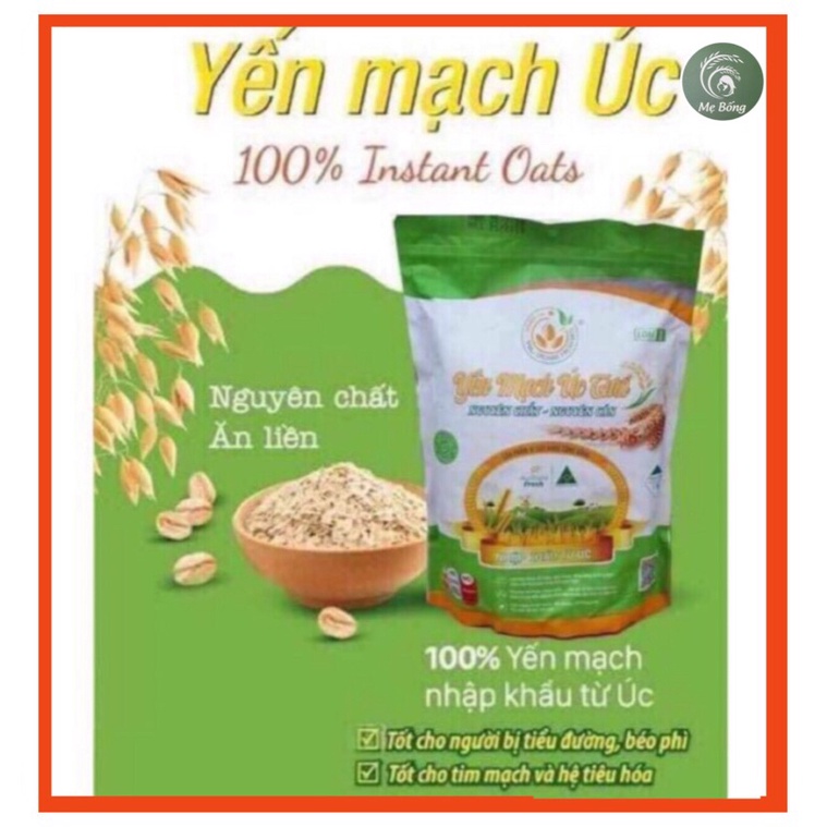 Yến mạch úc tươi nguyên chất hỗ trợ giảm cân gói 1kg