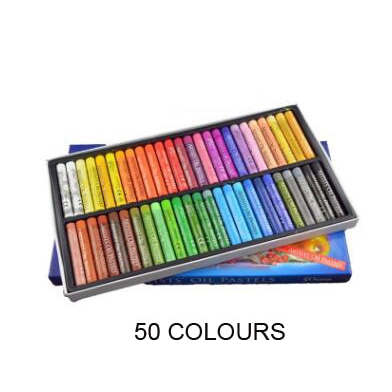 Bộ bút chì màu sáp dầu 12 25 50 màu mềm mại cho nghệ sĩ học sinh vẽ tranh - ảnh sản phẩm 9
