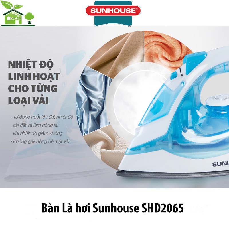 Bàn Là Hơi Nước Tiện Lợi Sunhouse SHD2065