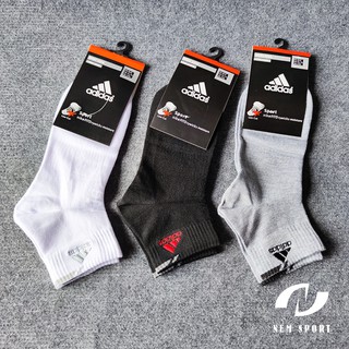 Tất Vớ Thể Thao Nam Adidas Cổ Lửng, Dệt Kim Cao Cấp Với 3 Màu