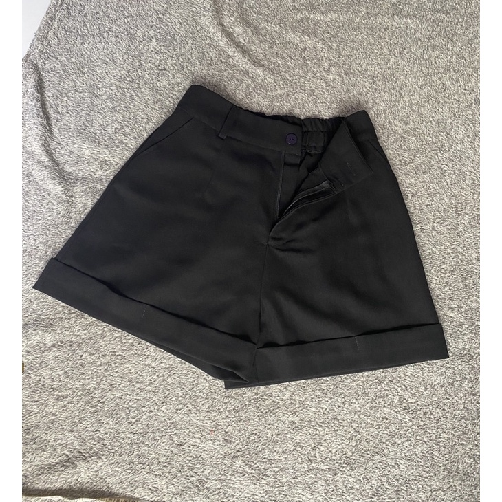 Quần short cạp cao ống rộng bigsize hình shop chụp