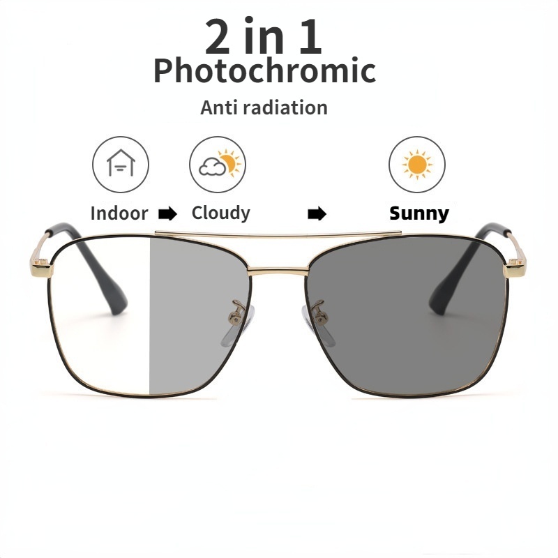 Kính Mát Gọng Kim Loại Chống Bức Xạ