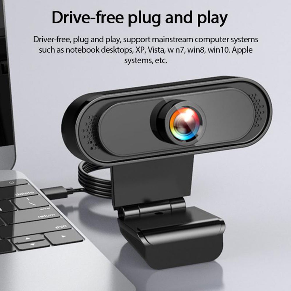 Webcam Mini HD 1080p 720p Rõ nét Chân thực Tích Hợp Micro Cho Máy Tính/TV