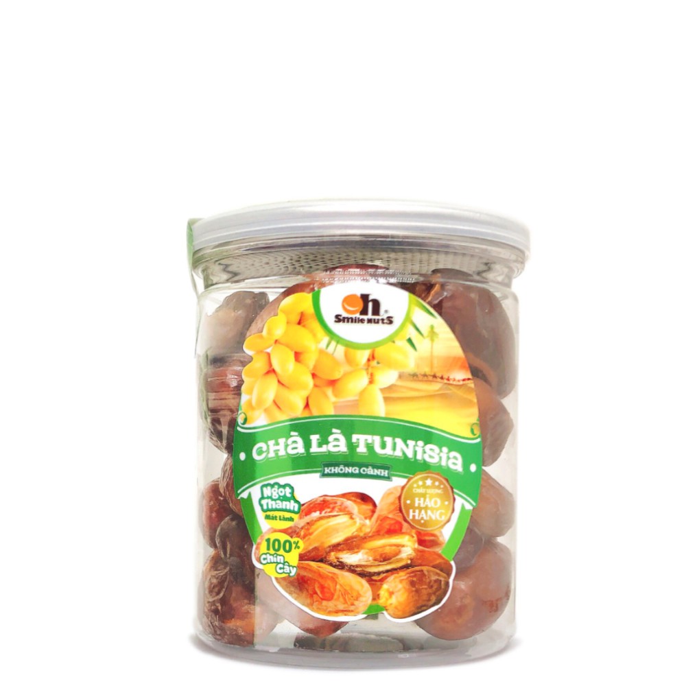 Chà Là Khô Không Cành Deglet Nour Smile Nuts hộp 285g