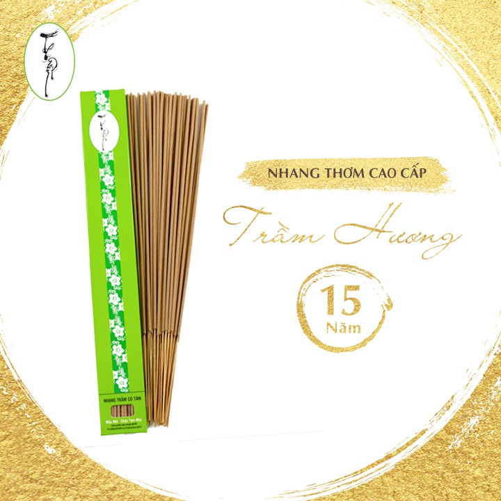 Nhang Trầm Hương Đặc Biệt Nhang Thiền 30cm chân tăm mộc