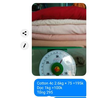 Sét vải cotton chị hoang cuong