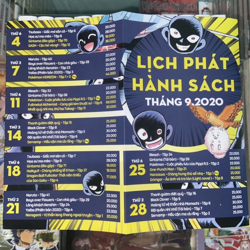 Lịch Phát Hành Kim Đồng