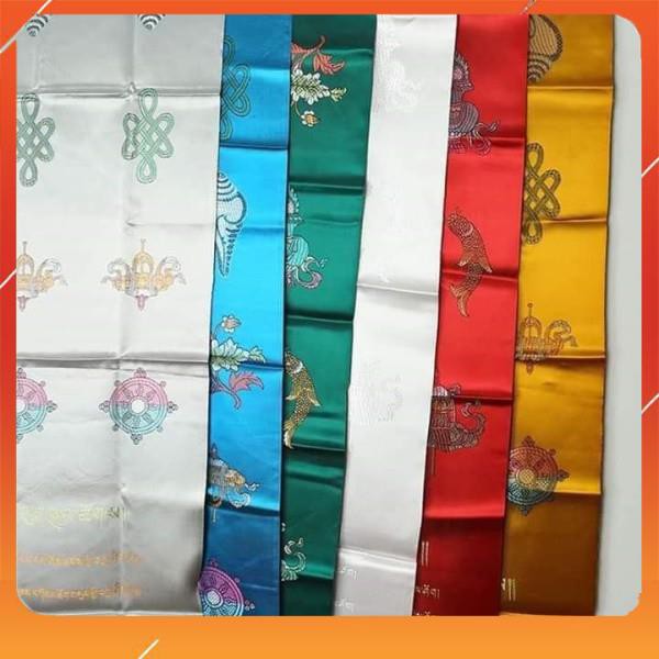 Khăn Kata Gấm Bạc 4,5cm