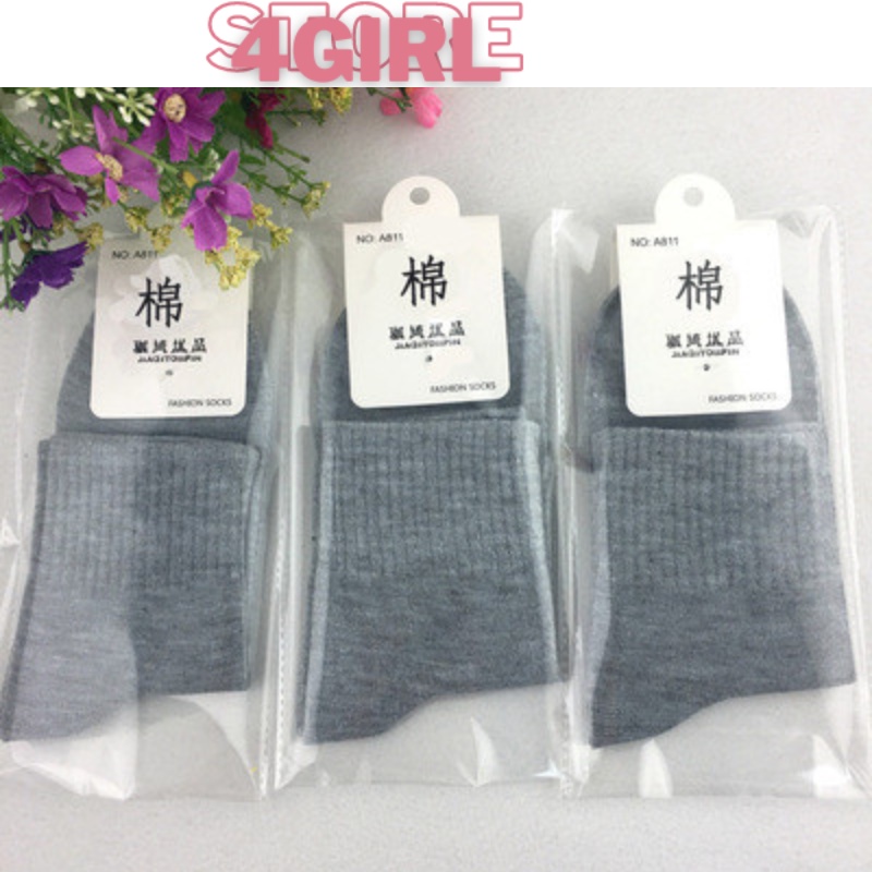 Tất Vớ Nam Cổ Cao - Hàn Quốc Cao Cấp ( Xám ) Store4girls