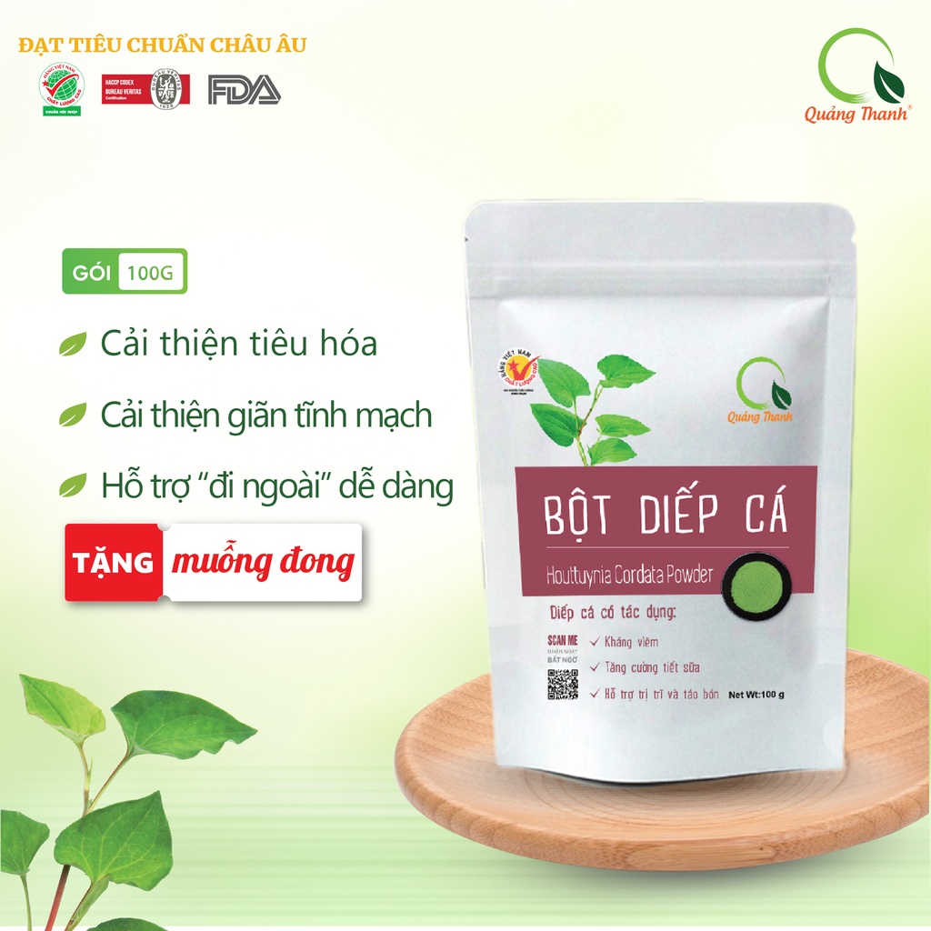 Combo Bột Tía Tô và Bột Diếp Cá 50g - Mát gan, hỗ trợ vấn đề tiêu hóa, bổ phổi phế, hỗ trợ tăng sức đề kháng- Chính Hãng