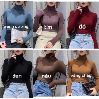 Áo len cổ gập đủ màu đủ size