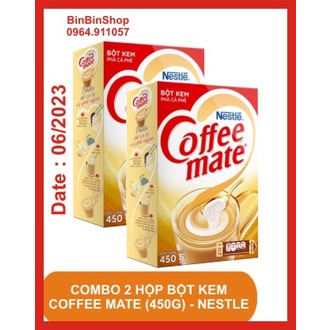 Combo 2 Hộp Bột kem coffee mate 450gram - Nestle. Pha trà sữa, cà phê