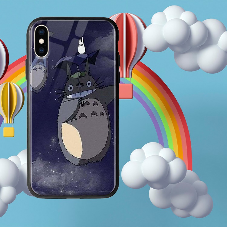 Ốp Đt Hình Totoro phép thuật Cuốn Hút SATIVE Ip 6-/6S/6-/6S/Plus/7-/8/Plus/X/-/Xs/Max/11/11/Pro/Max