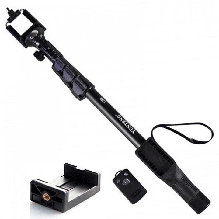 Gậy tự sướng bluetooth Yunteng YT 1288, trippod sefie đa năng chắc chắn có điều khiển - BH 06 tháng