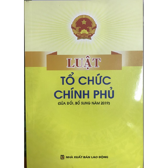 Sách luật tổ chức chính phủ