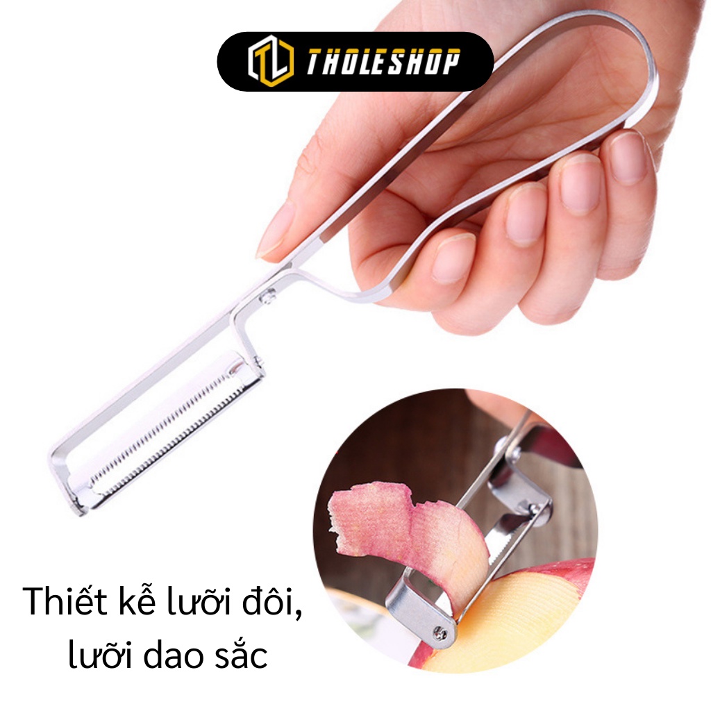 Dao Gọt Vỏ - Dụng Cụ Dao Gọt Vỏ Củ Quả, Trái Cây Đa Năng Hình Chiếc Răng Sáng Tạo 9551