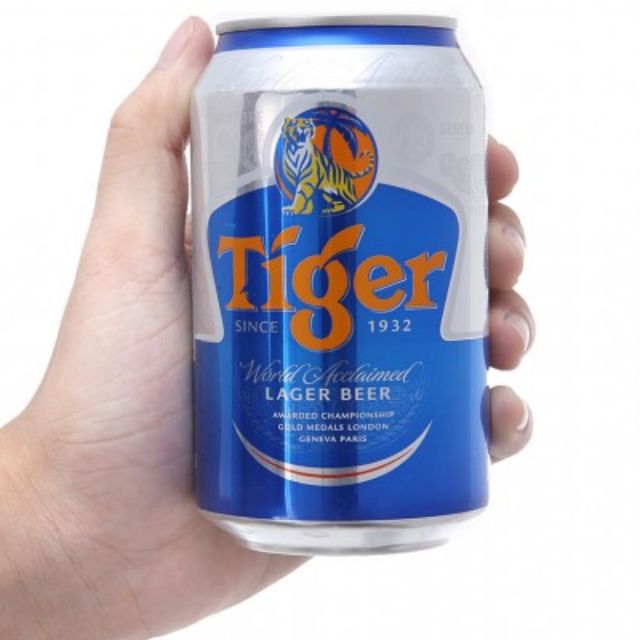 Bia Tiger lon 