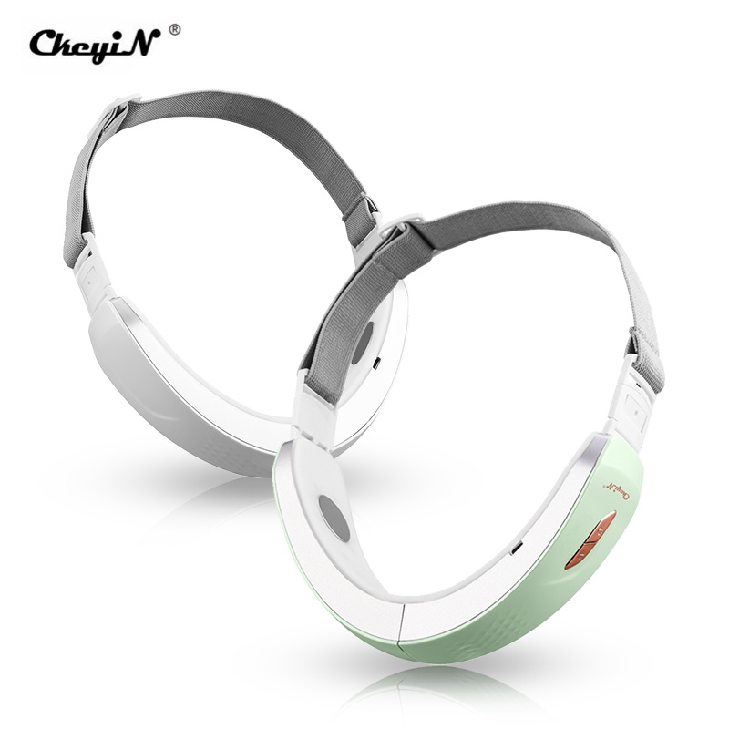 Máy mát xa CKEYIN MR555 giúp làm thon gọn mặt và tạo cằm chữ V với ánh sáng đỏ/xanh dương cao cấp