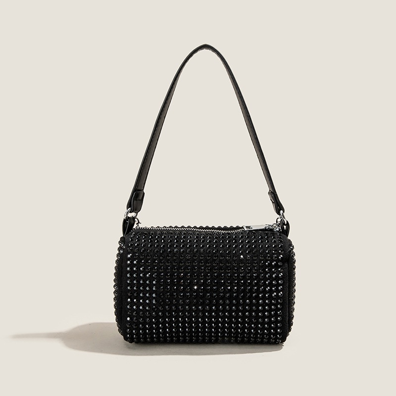 Túi xách Chuwanglin đeo vai nhỏ đính kim cương lấp lánh cho nữ