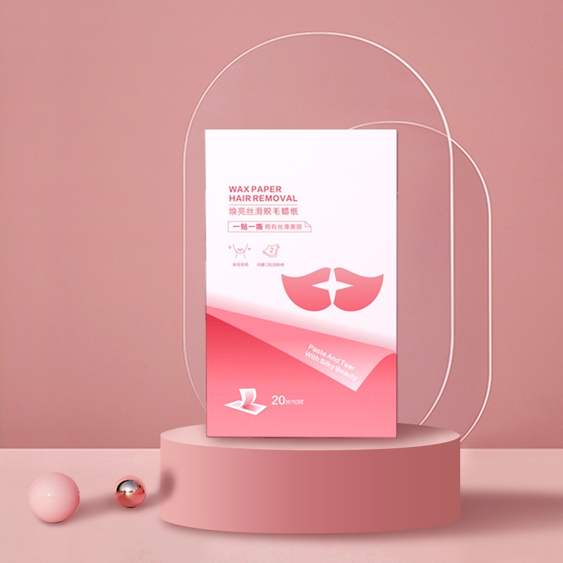 40 Miếng sáp wax lông KOPYRROL cho ria mép/vùng bikini/mặt 80g