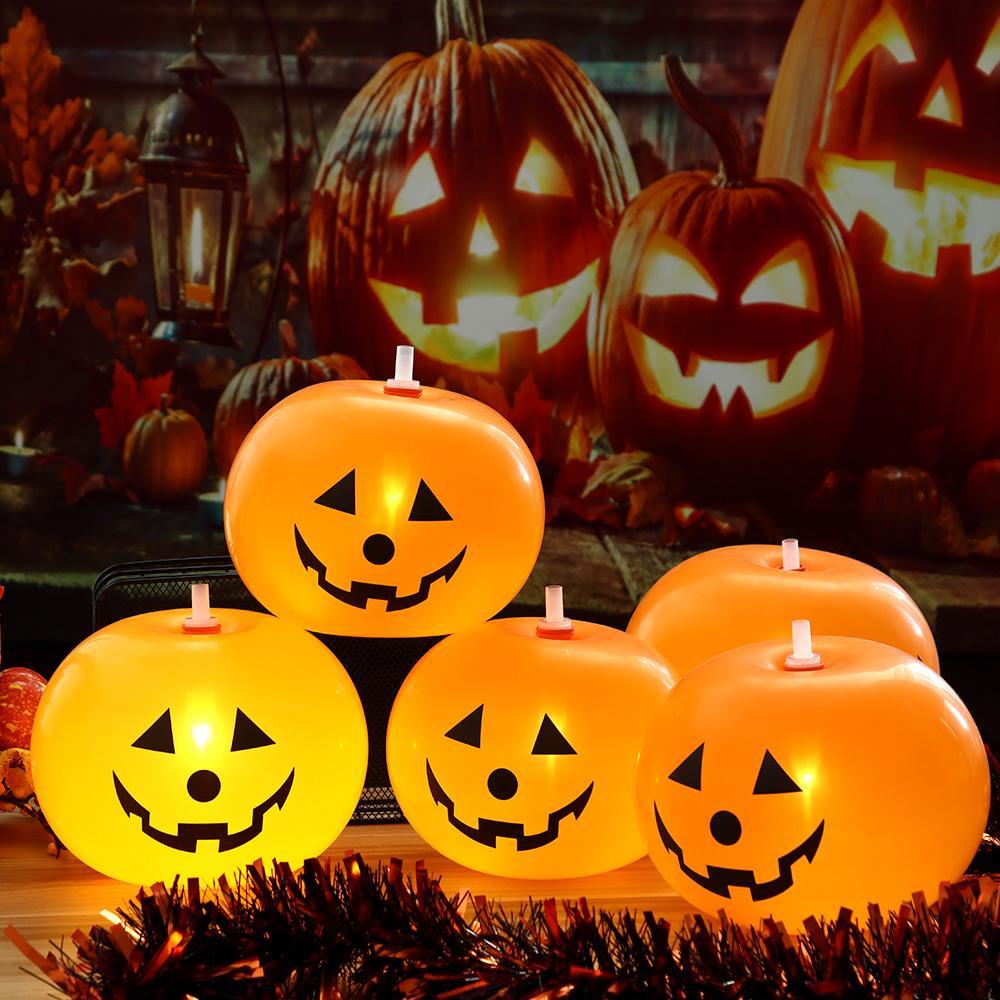 GOGOUP Set 5 Bong Bóng Cao Su Có Đèn Led Trang Trí Tiệc