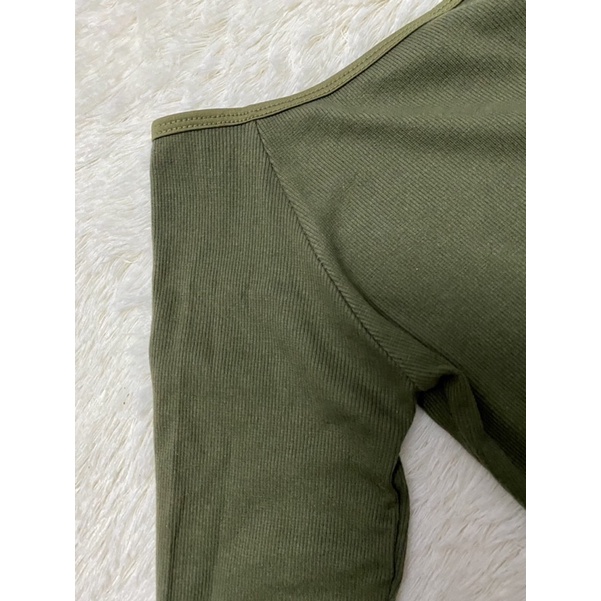 Thanh lý đầm local Dii Collection xanh rêu tôn eo xoè