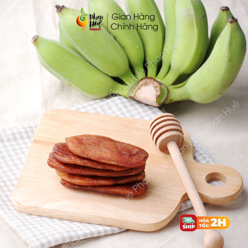 Chuối sấy dẻo chua ngọt nguyên quả 100g 300g 500g - Ô Mai Phan Huệ