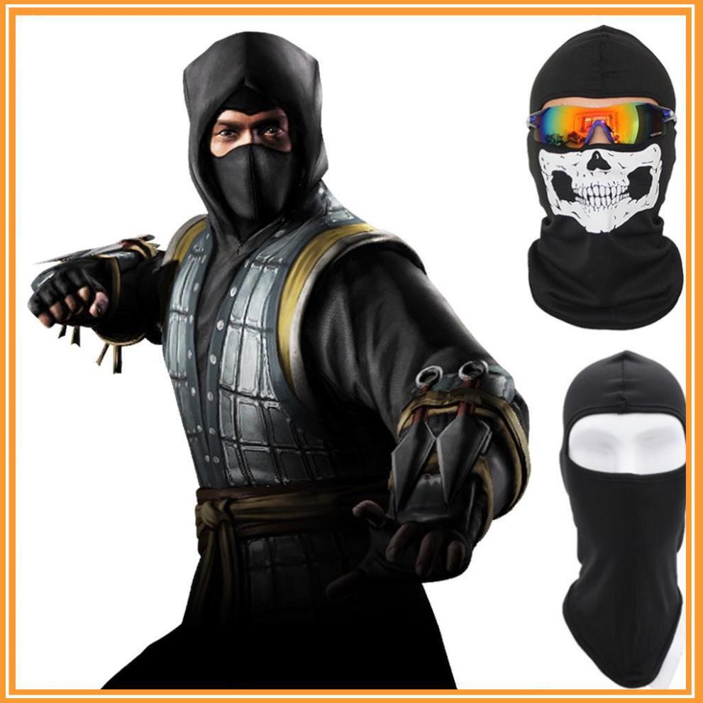 Mũ NINJA trùm đầu - Mũ trùm đầu đi xe máy, chống bụi, thấm mồ hôi.