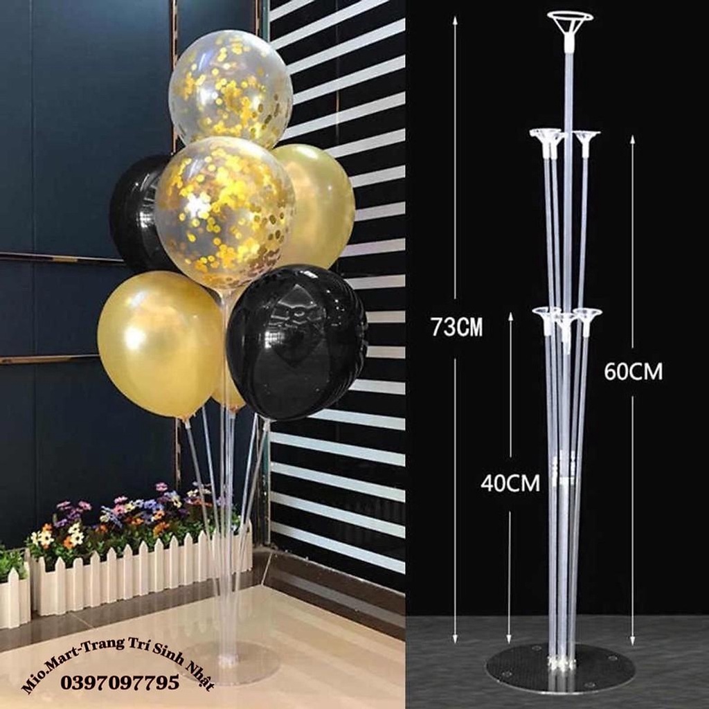 Trụ bóng, trụ mica giả bóng bay cao 70cm
