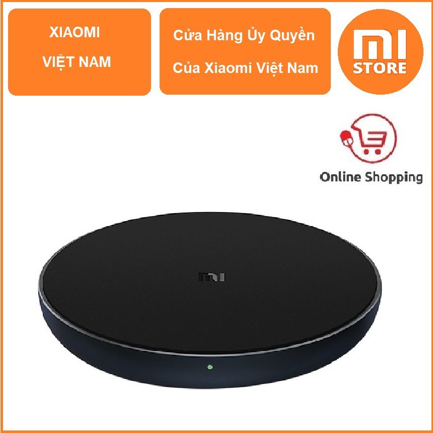 Sạc Không Dây Xiaomi Gen 2 10W- Sạc Nhanh (Màu Đen)