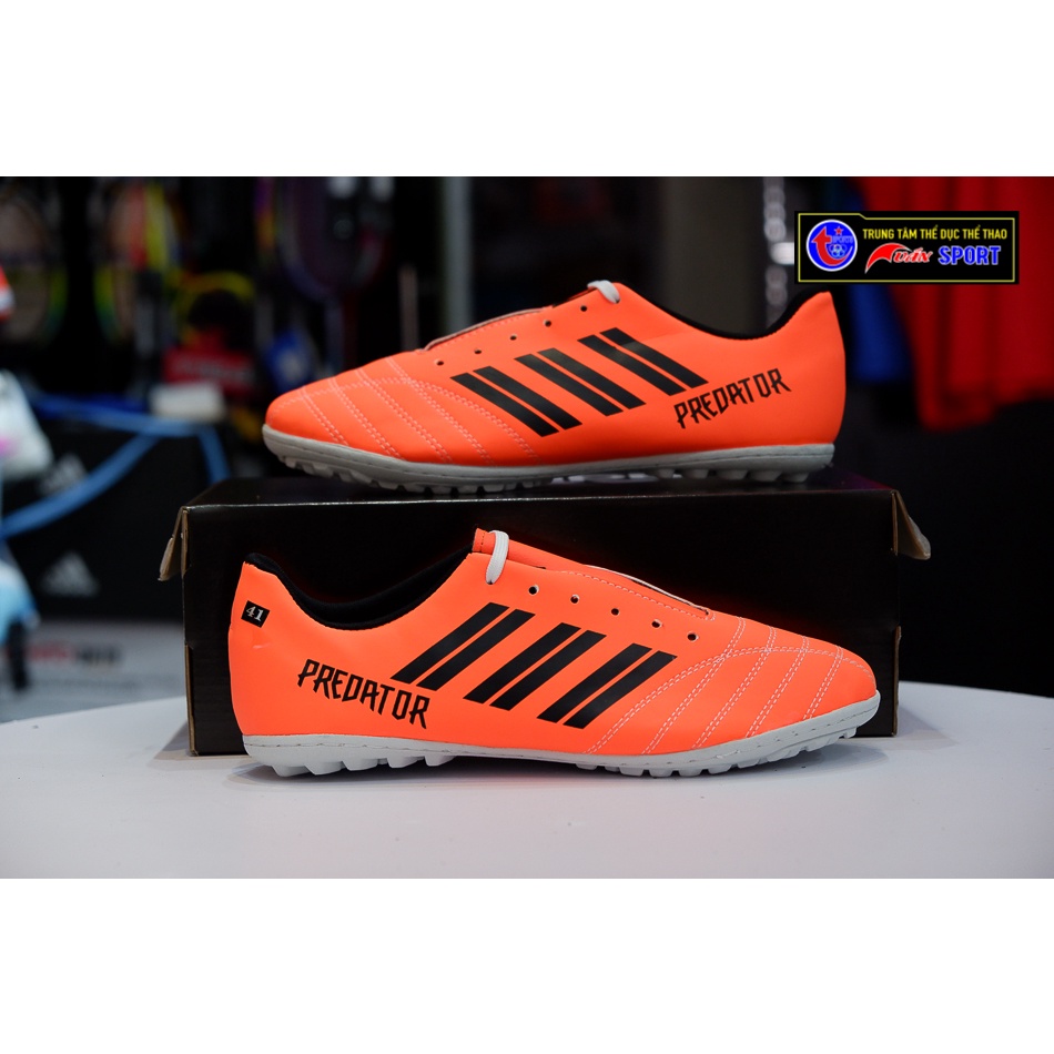 Giày đá bóng Predartor đế su - cam sọc cam(size39-43)