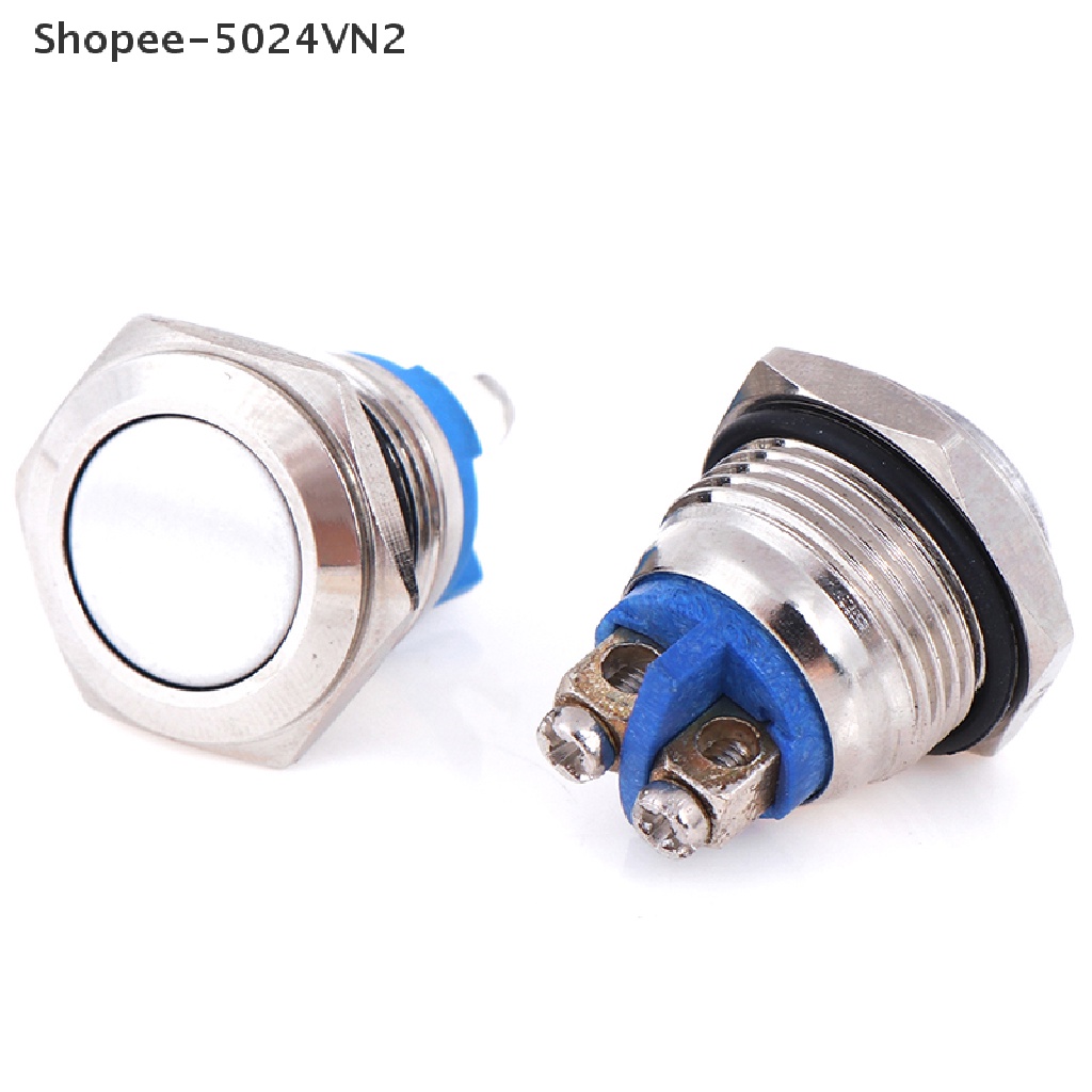 Công Tắc Nút Nhấn Kim Loại 16mm Tự Điều Chỉnh Không Cần Đóng Lại
