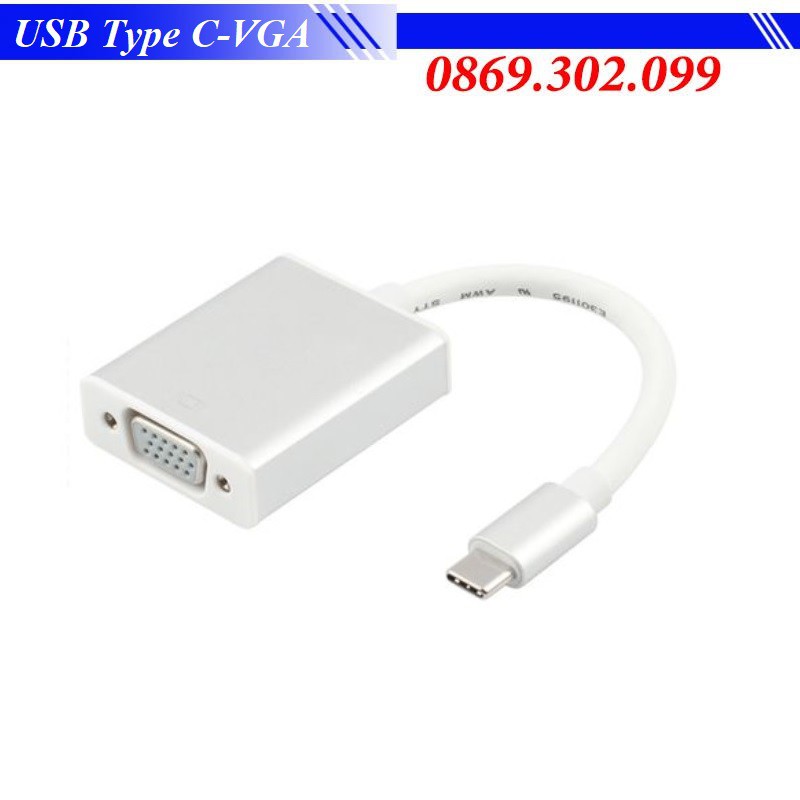 Cáp chuyển USB Type C sang VGA